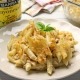 Macarrones gratinados con queso, mayonesa y atún