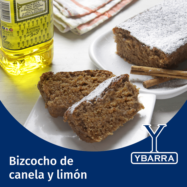 Bizcocho de canela y limón