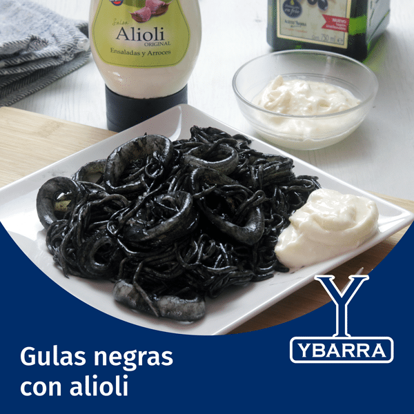 Gulas negras con Alioli