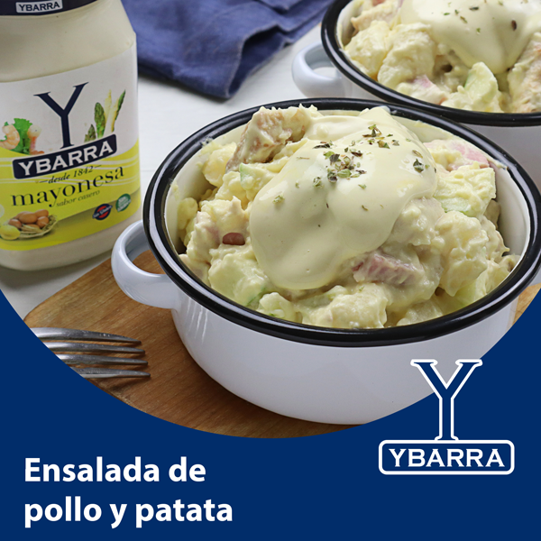 Ensalada de pollo y patatas