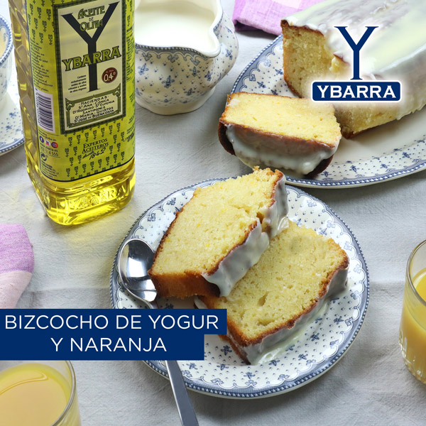 Bizcocho de yogur y naranja