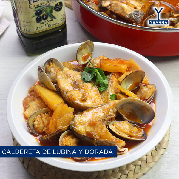 Caldereta de lubina y dorada