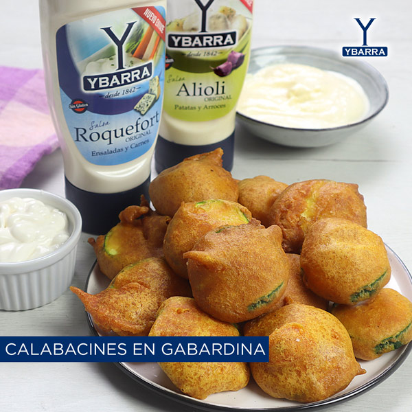 Calabacines en gabardina