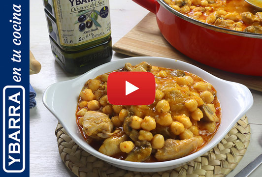 Receta ybarra garbanzos con pollo