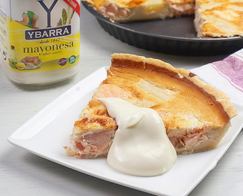 recetas ybarra quiche de esparragos con salmon