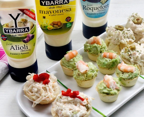 recetas-ybarra-aperitivos-frios-salsa-roquefort-alioli-mayonesa
