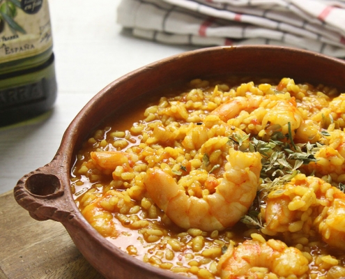 recetas ybarra arroz meloso con aceite de oliva virgen extra