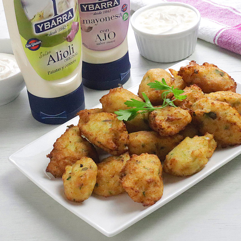 Buñuelos de coliflor
