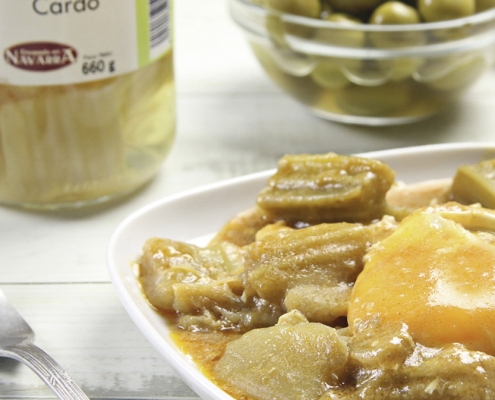 recetas ybarra de cardo esparragado