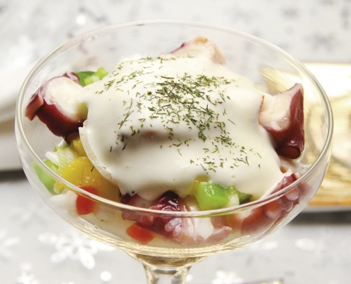 recetas ybarra cocktail de pulpo con mayonesa