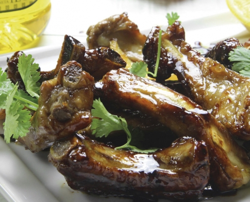 recetas ybarra de costillas a la miel con aceite de oliva virgen extra