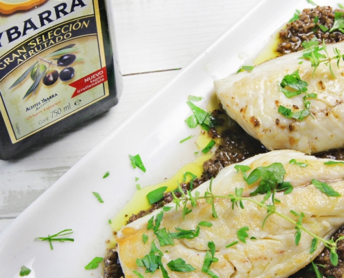 recetas-ybarra-dorada-salsa-aceitunas-aceite-oliva-afrutado