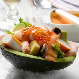 recetas ybarra ensalada de aguacate con salsa cocktail