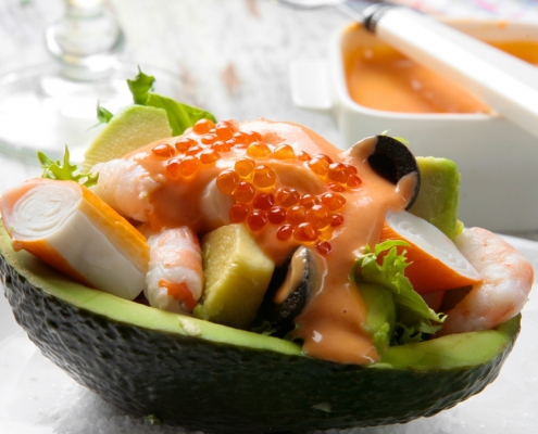 recetas ybarra ensalada de aguacate con salsa cocktail