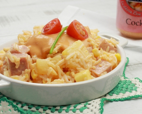 recetas ybarra ensalada de arroz con salsa cocktail