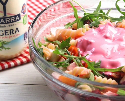 recetas ybarra ensalada de espirales con mayonesa ligera