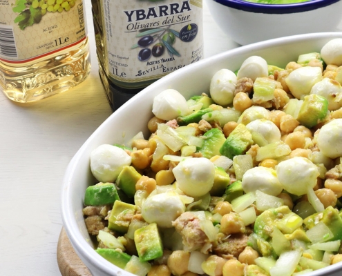 recetas-ybarra-ensalada-garbanzos-aceite-oliva-virgen-extra-vinagre-vino