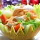 recetas ybarra ensalada de melon con salsa cocktail para navidad