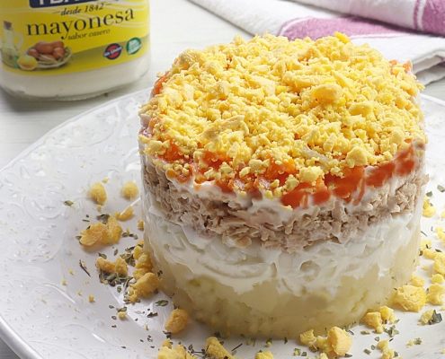 recetas ybarra ensalada mimosa con mayonesa