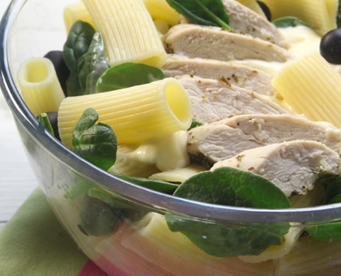 recetas ybarra ensalada de pasta y pollo