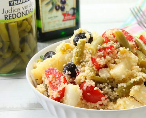 recetas ybarra ensalada de verano con aceite virgen extra y judias verdes