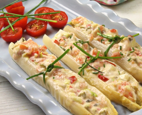 recetas ybarra esparragos rellenos con ensaladilla y mayonesa