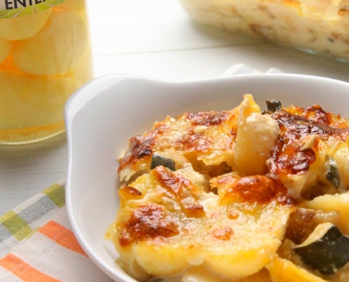 recetas ybarra gratinado de patatas y calabacin