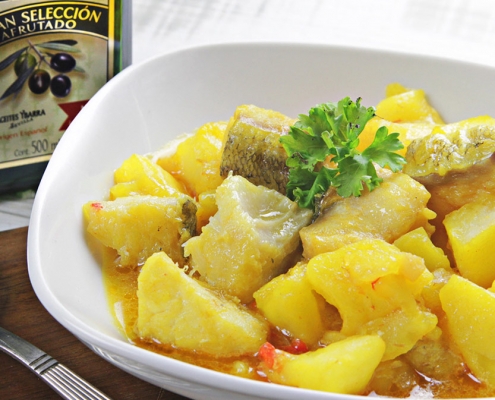 recetas ybarra patatas con bacalao