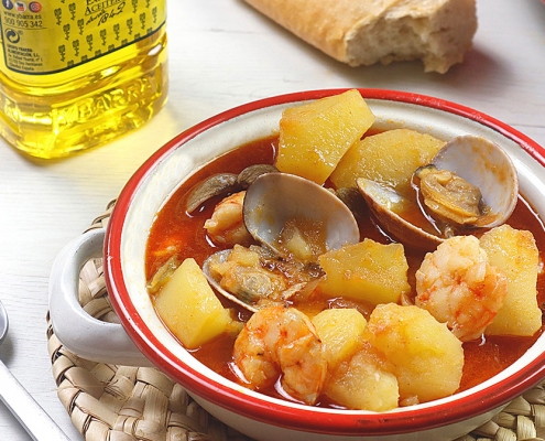 recetas ybarra patatas marineras