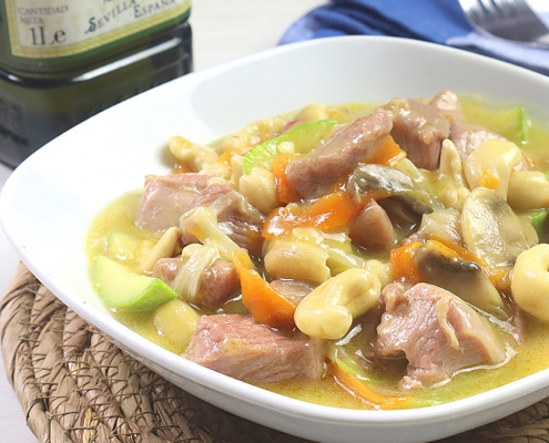 recetas ybarra guiso de pavo con anacardos