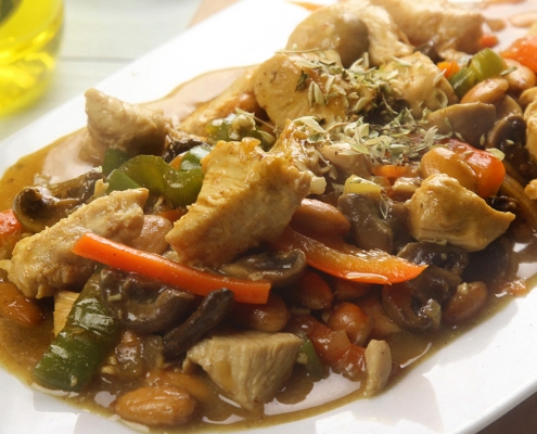 recetas ybarra de guiso de pollo con almendras