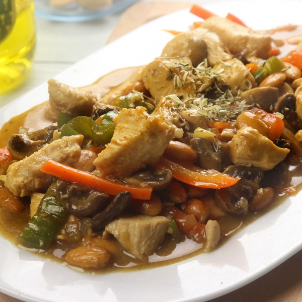 recetas ybarra de guiso de pollo con almendras