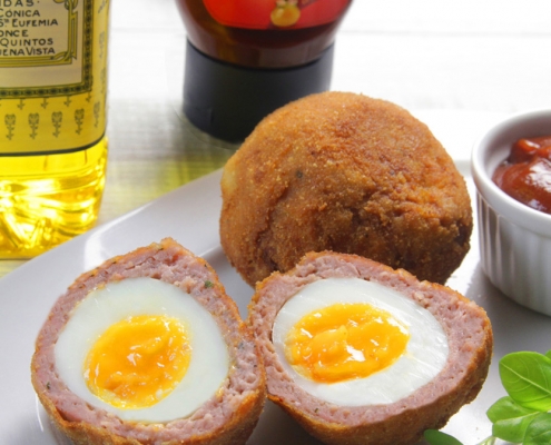 recetas ybarra huevos a la escocesa con salsa barbacoa