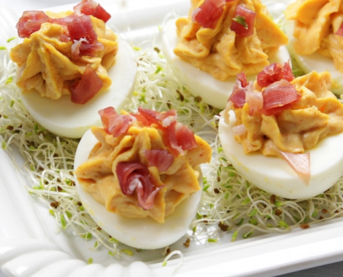 recetas ybarra huevos rellenos a la diabla con mayonesa