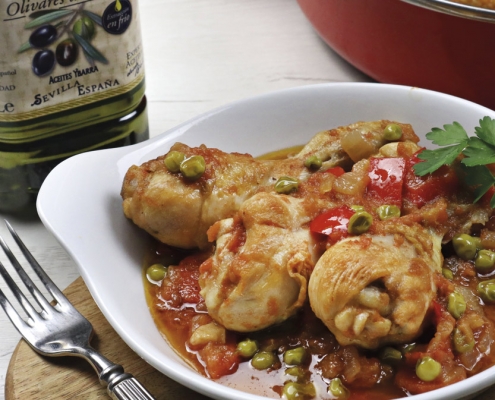 recetas ybarra de jamoncitos de pollo con aceite de oliva virgen extra