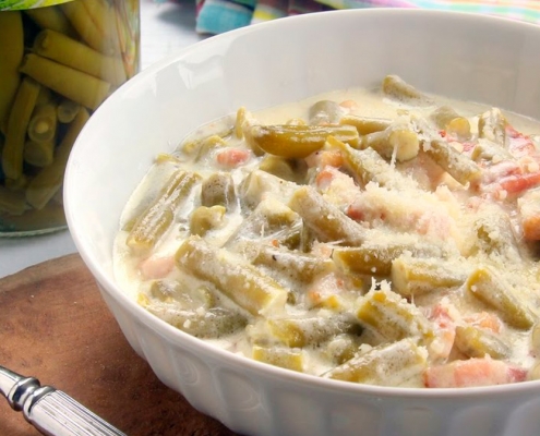 recetas ybarra judias verdes a la carbonara