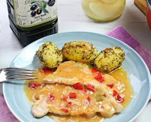 recetas ybarra lomo a la cerveza con aceite virgen extra y patatas