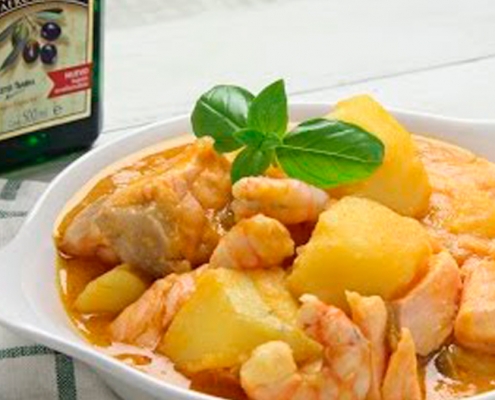 recetas ybarra marmitako de salmon en aceite virgen extra