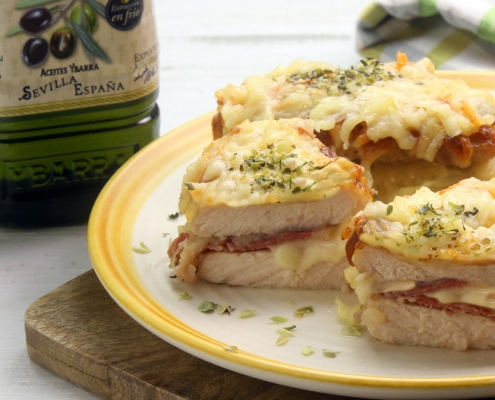 recetas ybarra lomo con jamon y queso