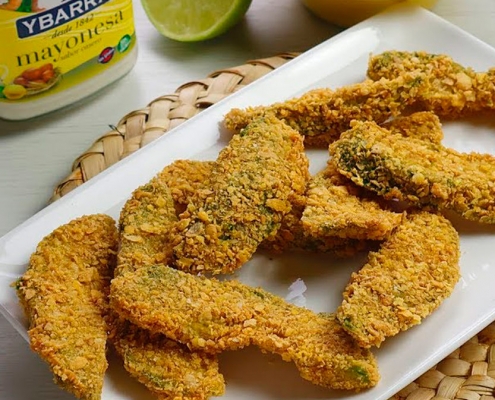 receta ybarra palitos de aguacate al horno con mayonesa