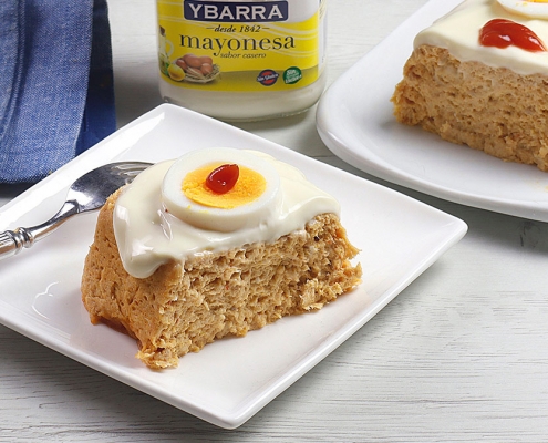 recetas ybarra pastel de esparragos con atun y mayonesa