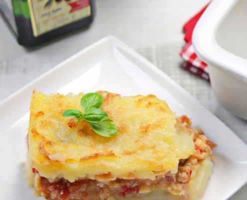 recetas ybarra pastel de patata y pisto