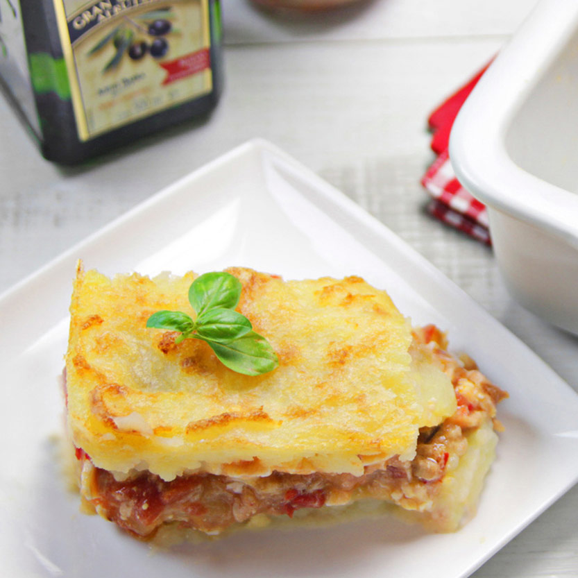 recetas ybarra pastel de patata y pisto