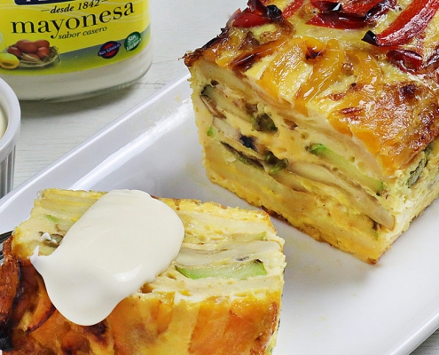 recetas ybarra pastel de verduras con mayonesa