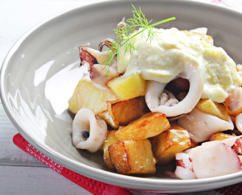 recetas ybarra patatas con alioli
