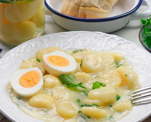 recetas ybarra de patatas en salsa verde
