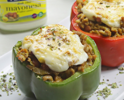 recetas ybarra pimientos rellenos de carne picada y mayonesa