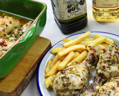 recetas ybarra pollo al chimichurri con vinagre de vino