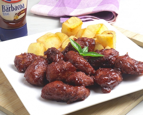 receta ybarra de pollo frito en salsa barbacoa