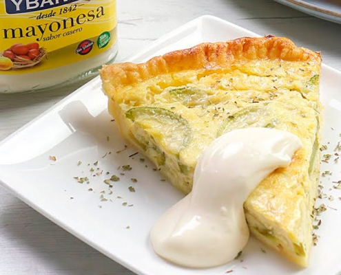 recetas ybarra quiche de calabacin y mayonesa